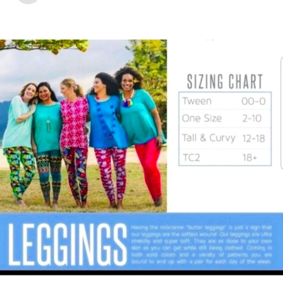 5 Pk of  TC LULAROE LEGGINGS NWT - Picture 8 of 8